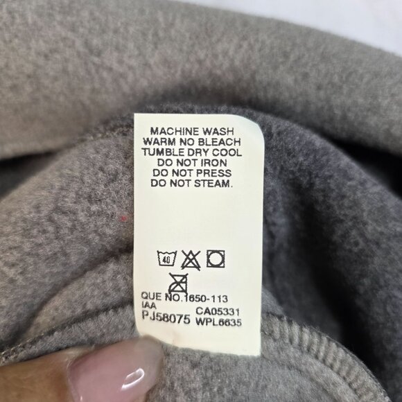 Woolrich Womens Large Polartec 200 Series Fleece Vest Gray Deadstock NOS USA - Picture 11 of 13